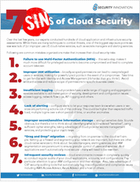 The 7 Sins of Cloud Security