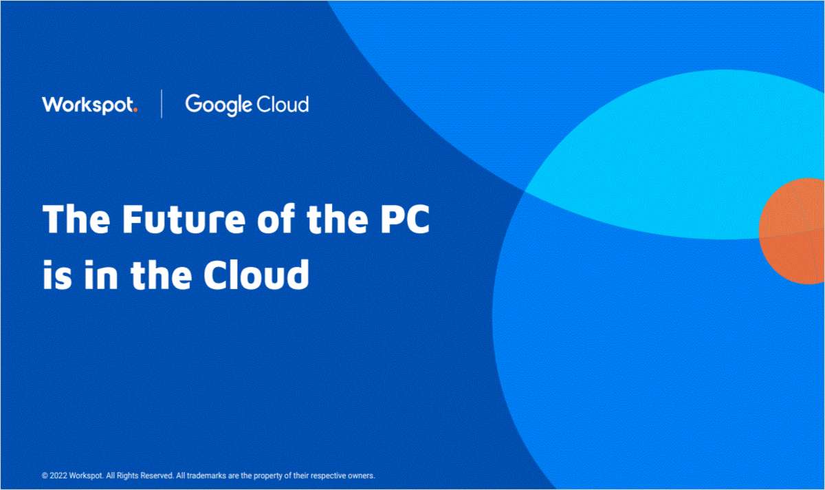 The Future of the PC is in the Cloud