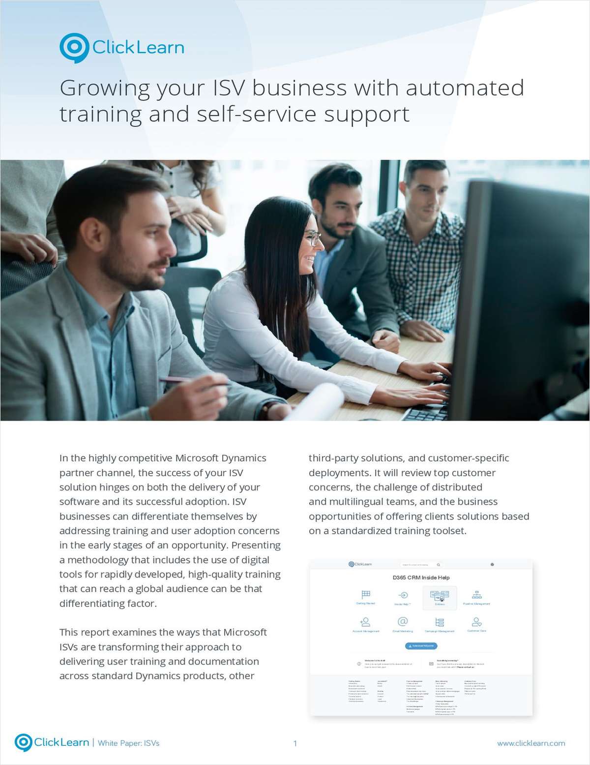 Growing your ISV solution with automated training and self-service support