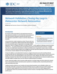 Network Validation: Closing the Loop in Datacenter Network Automation