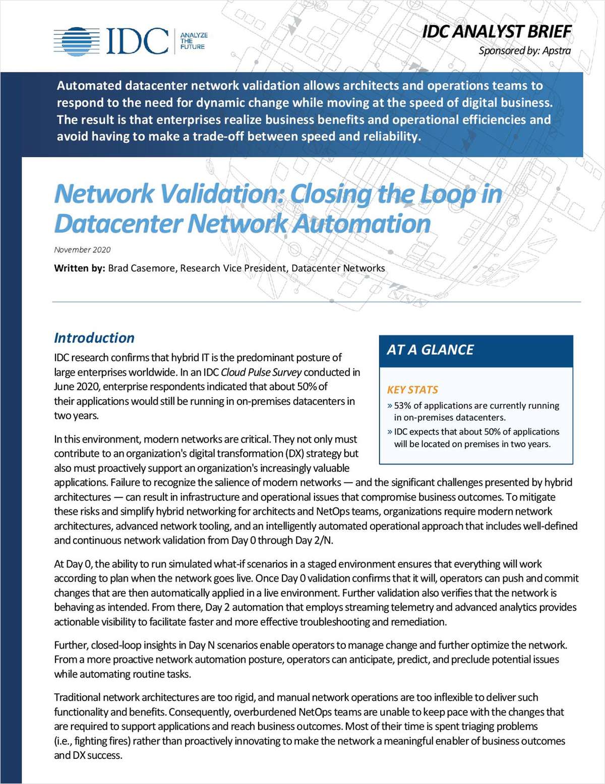 Network Validation: Closing the Loop in Datacenter Network Automation