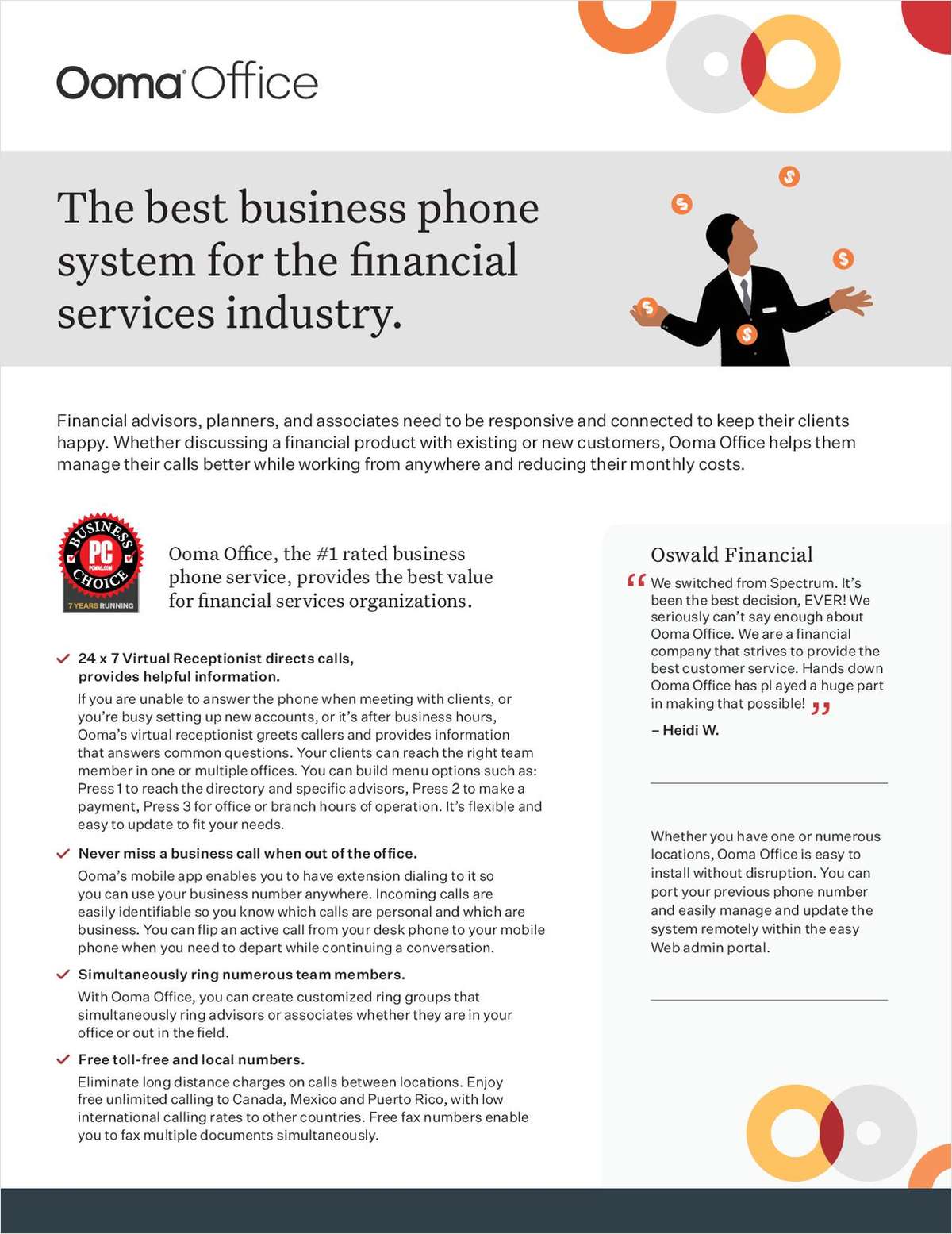 The best business phone system for the financial services industry