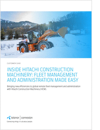 IoT case: Remote monitoring +300,000 heavy machines across 140 countries