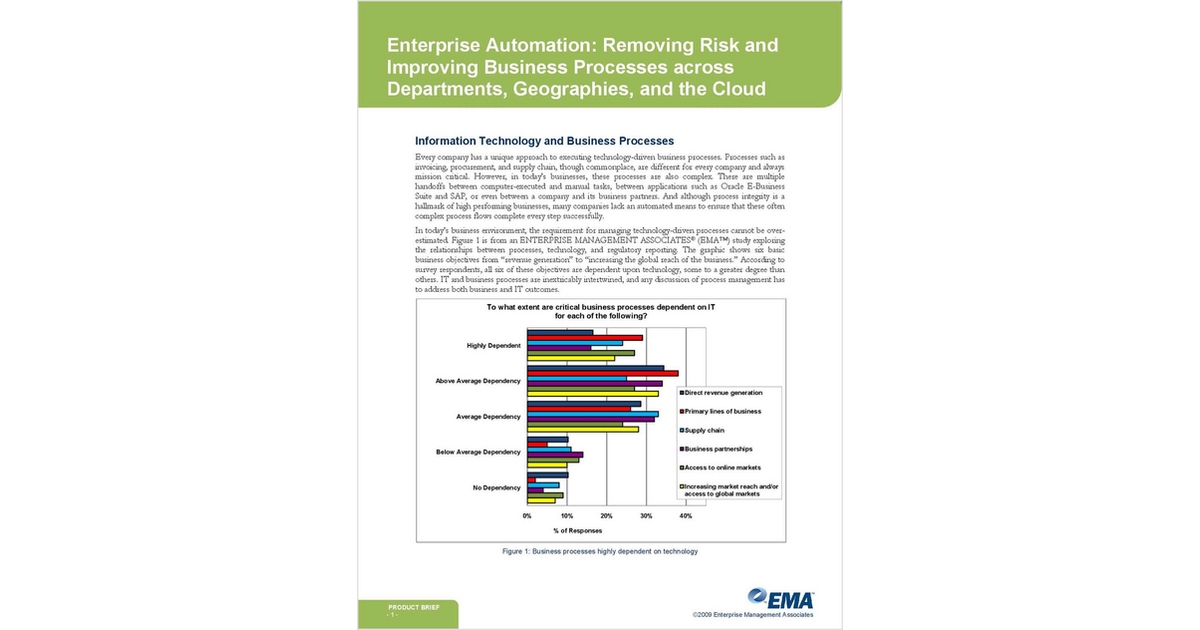 Intelligent Service Automation for the Oracle E-Business Suite
