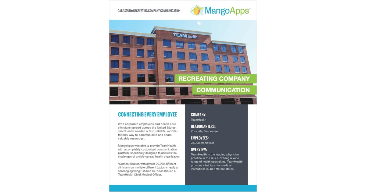 Recreating Company Communication