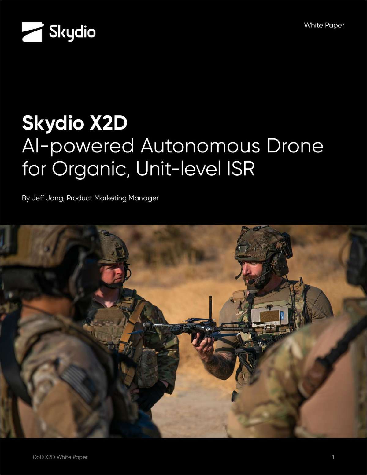 Skydio X2D: AI-powered Autonomous Drone for Organic, Unit-level ISR