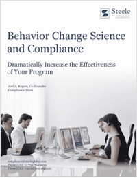 Behavior Change Science and Compliance