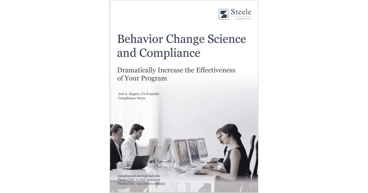 Behavior Change Science and Compliance
