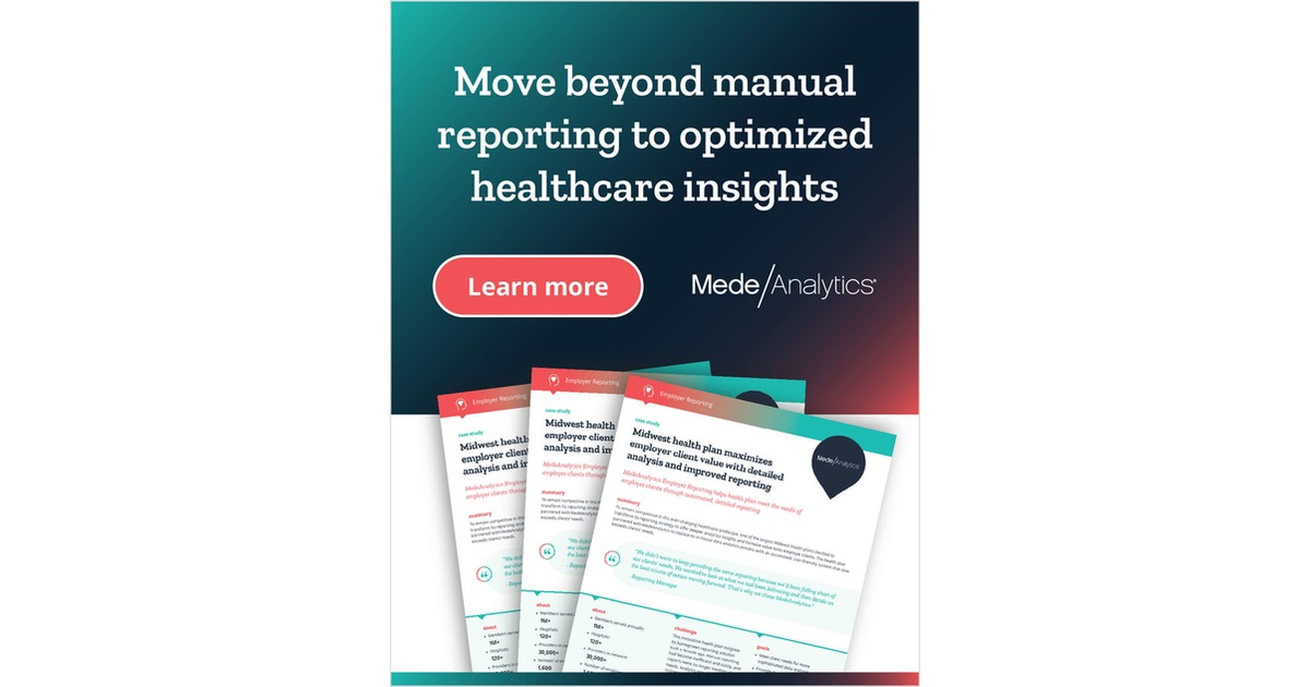Midwest health plan realizes 45% reduction in time spent on ad-hoc reporting requests and exceeds client expectations with Employer Reporting analytics solution