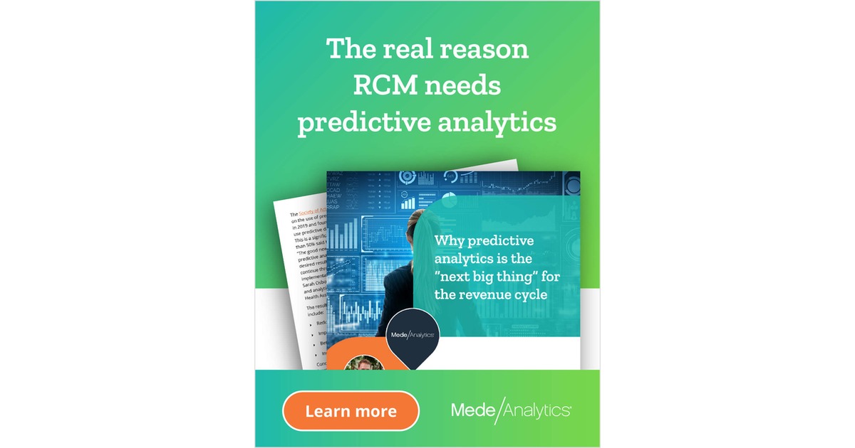 The real reason RCM needs predictive analytics
