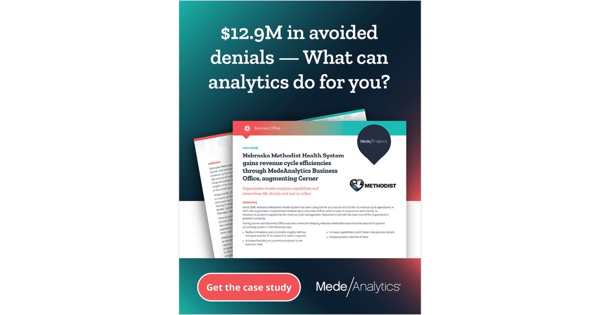 11 percent decrease in denial rate: Find out how Nebraska Methodist Health System did it