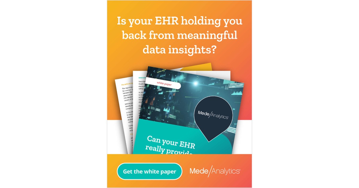 Can your EHR really provide a complete picture of your organization's performance?