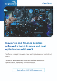 [Case Study] - Insurance and Finance leader saw a considerable boost in performance and cost reductions with AWS