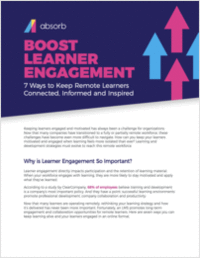 7 Ways to Boost Learner Engagement