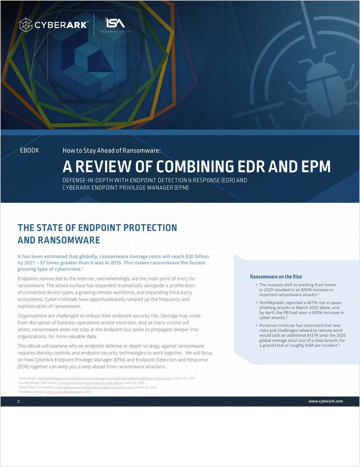 How To Stay Ahead of Ransomware: A Review of Combining EDR and EPM