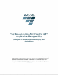 Top Considerations for Ensuring .NET Application Manageability