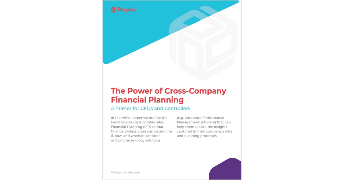 The Power of Cross-Company Financial Planning