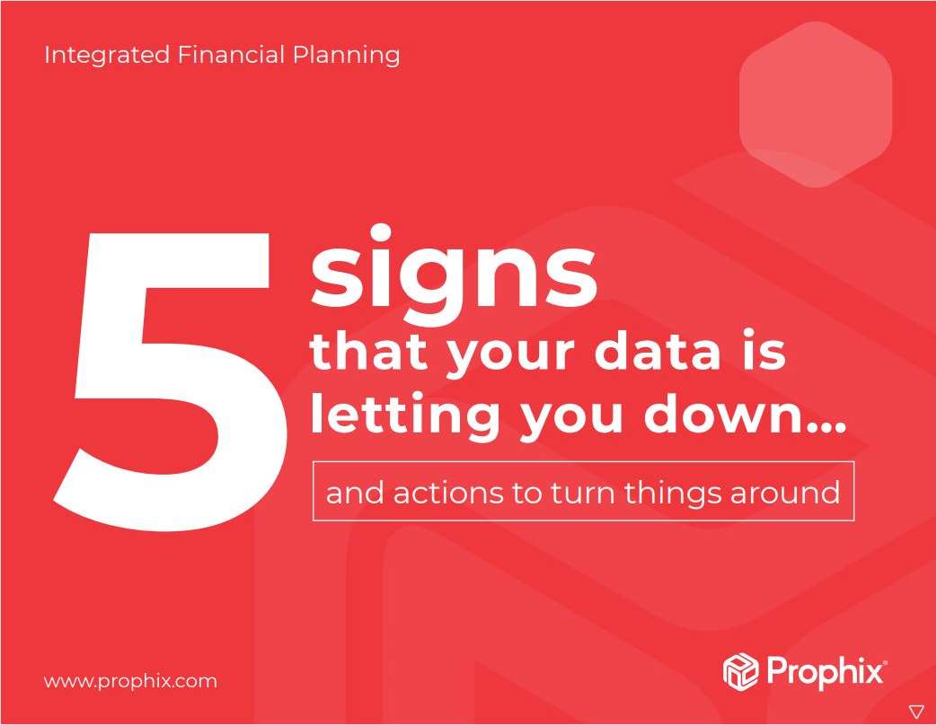 5 Signs That Your Data is Letting You Down