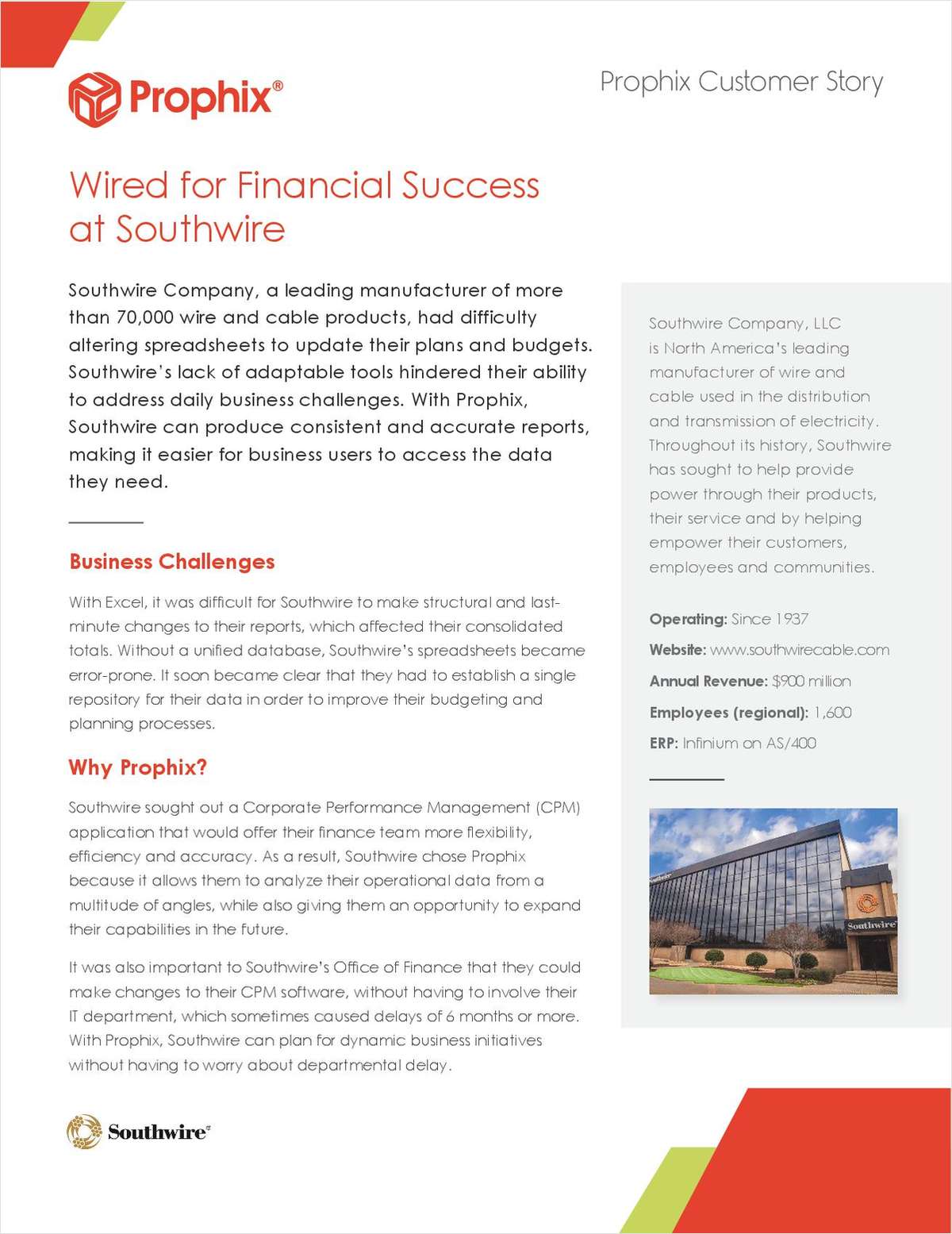 Wired for Financial Success at Southwire
