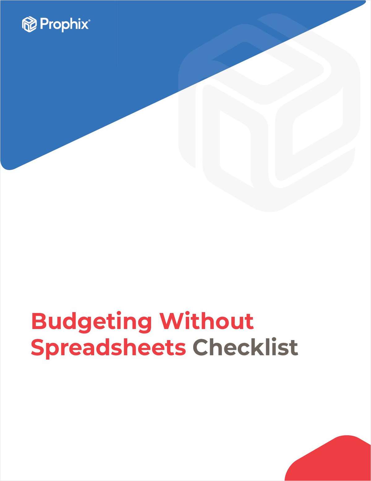 Budgeting Without Spreadsheets Checklist