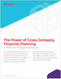 Cross-Company Financial Planning: Cohesive Planning Across Your Organization