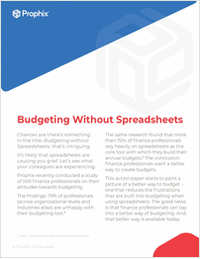 Budgeting Without Spreadsheets for Sage Intacct