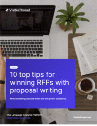 10 top tips for winning RFPs with proposal writing
