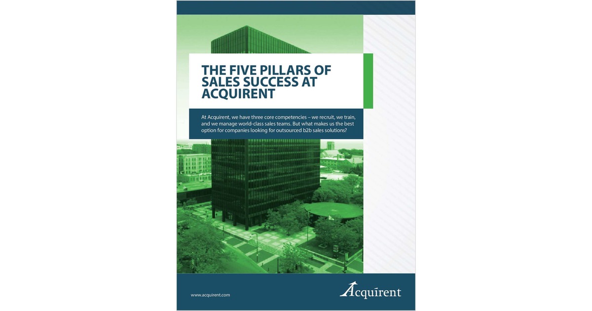 The Five Pillars of Outsourced Sales Success