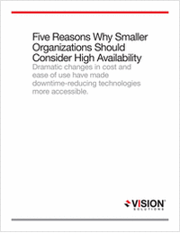 Five Reasons Why Smaller Organizations Should Consider System i (AS/400) High Availability