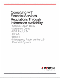 Complying with Financial Services Regulations Through Information Availability