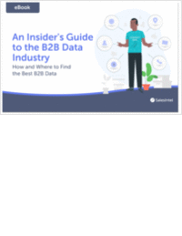 An Insider's Guide to the B2B Data Industry - What You Need To Know Before You Buy.