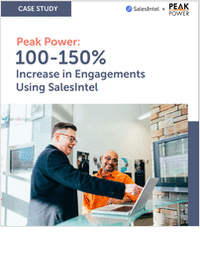 How Switching B2B Contact Data Providers Increased Peak Power's Prospect Engagement Rate by 150%