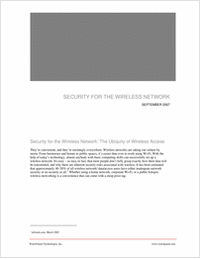 Security for the Wireless Network: The Ubiquity of Wireless Access