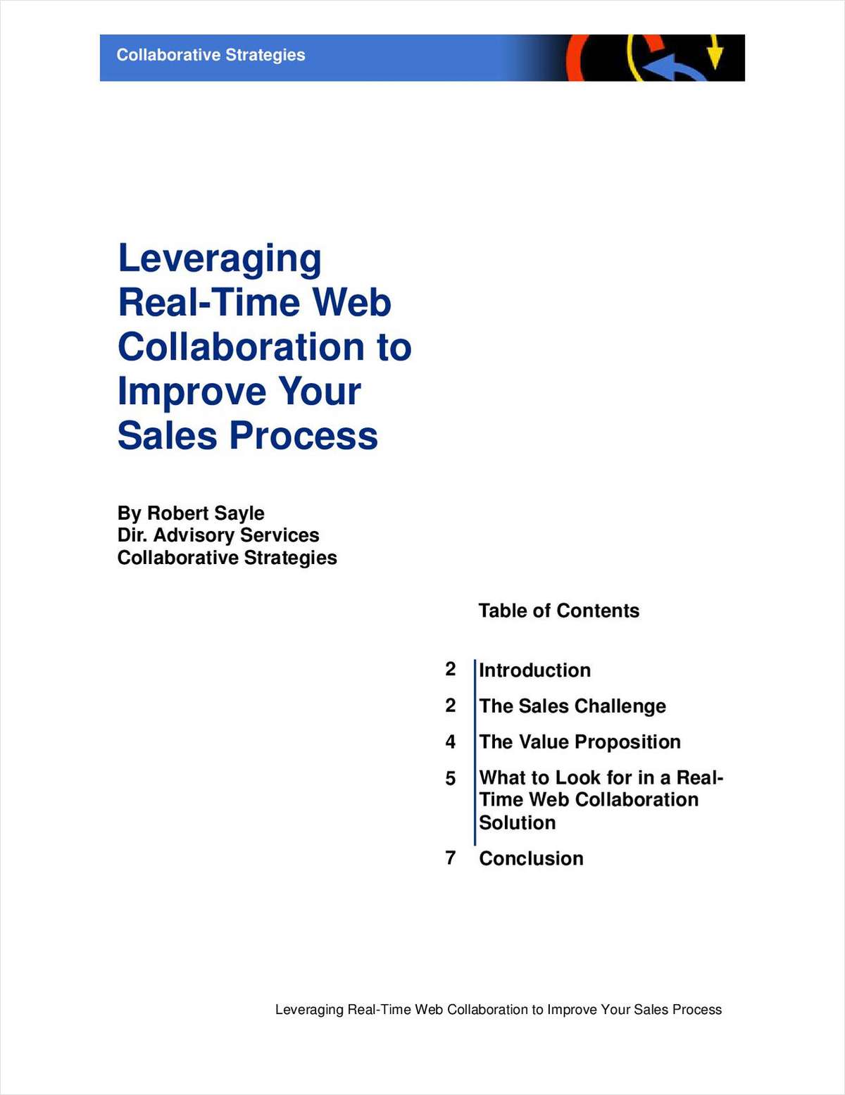 Leveraging Real-Time Web Collaboration to Improve Your Sales Process