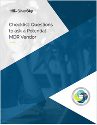 Cybersecurity Checklist: Questions to ask a Potential MDR Vendor