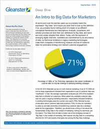 Gleanster™ Deep Dive: An Intro to Big Data for Marketers