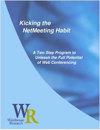 Kicking the NetMeeting Habit:  A Two-Step Program to Unleash the Full Potential of Web Conferencing