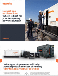 Natural Gas, Diesel, Green or Hybrid Power: Choosing Your Ideal Generator