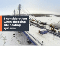 9 Considerations When Choosing Site Heating Systems