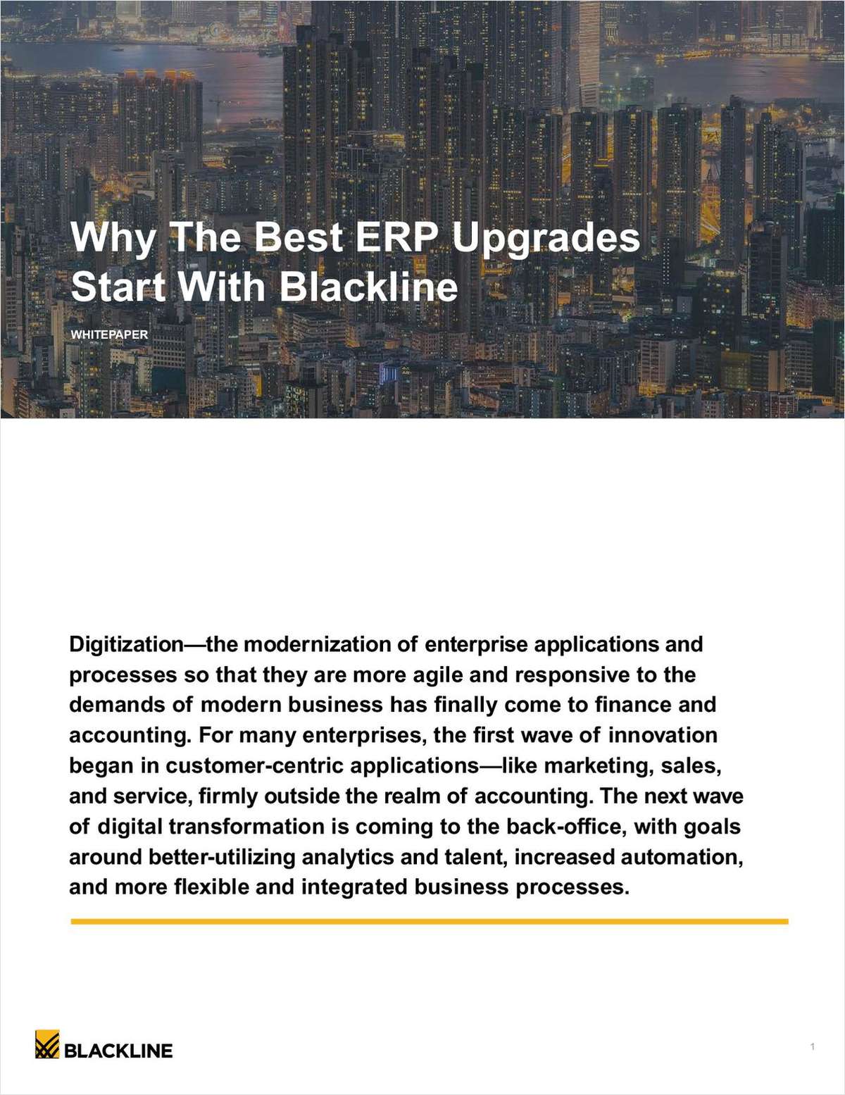 Why The Best ERP Upgrades Start with BlackLine
