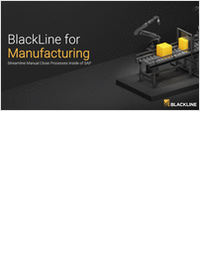 BlackLine for Manufacturing Streamline Manual Close Processes Inside of SAP