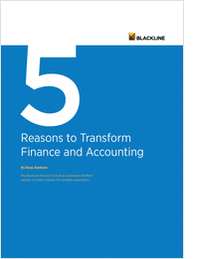 5 Reasons to Transform Finance and Accounting
