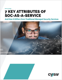 7 KEY ATTRIBUTES OF SOC-AS-A-SERVICE