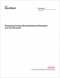 Protecting Content During Business Disruption: Are You Covered?