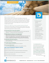 Checklist: Are Your Expense Reports DCAA Compliant?