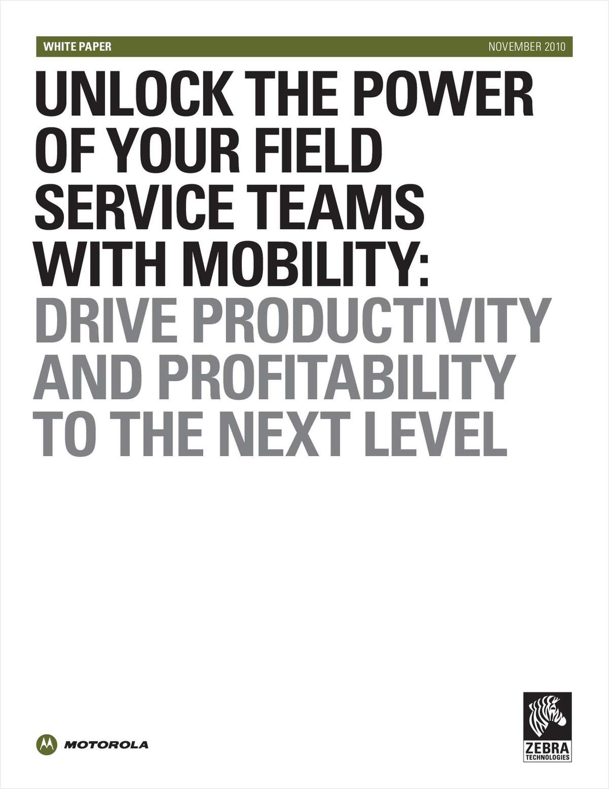 Unlock the Power of Your Field Service Teams with Mobility