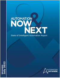 Automation Now and Next - State of Intelligent Automation Report