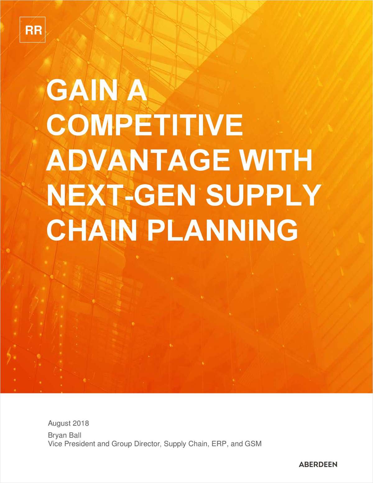 Gain a Competitive Advantage With Next-Gen Supply Chain Planning