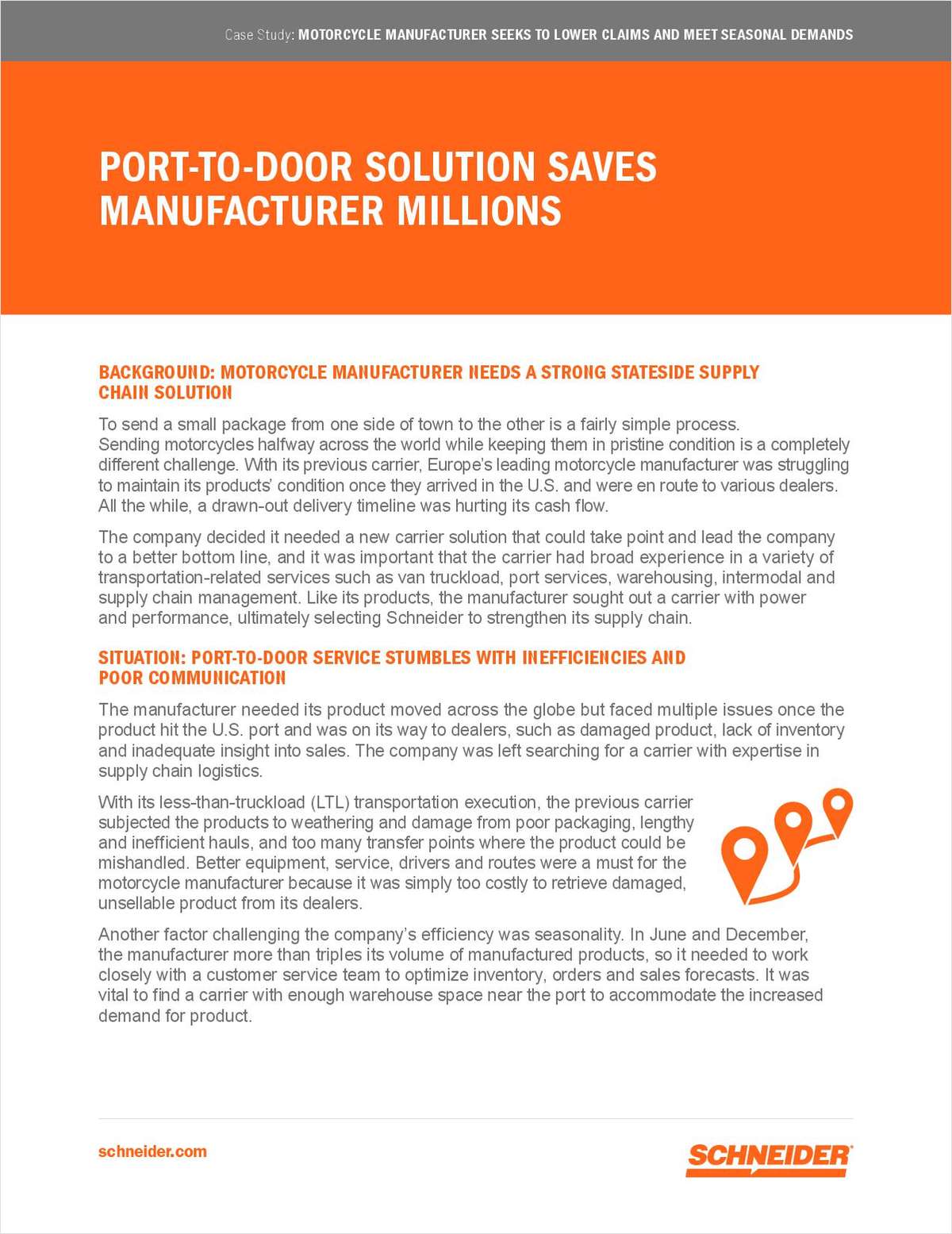 How to Save Millions in Your Supply Chain with a Port-to-Door Solution