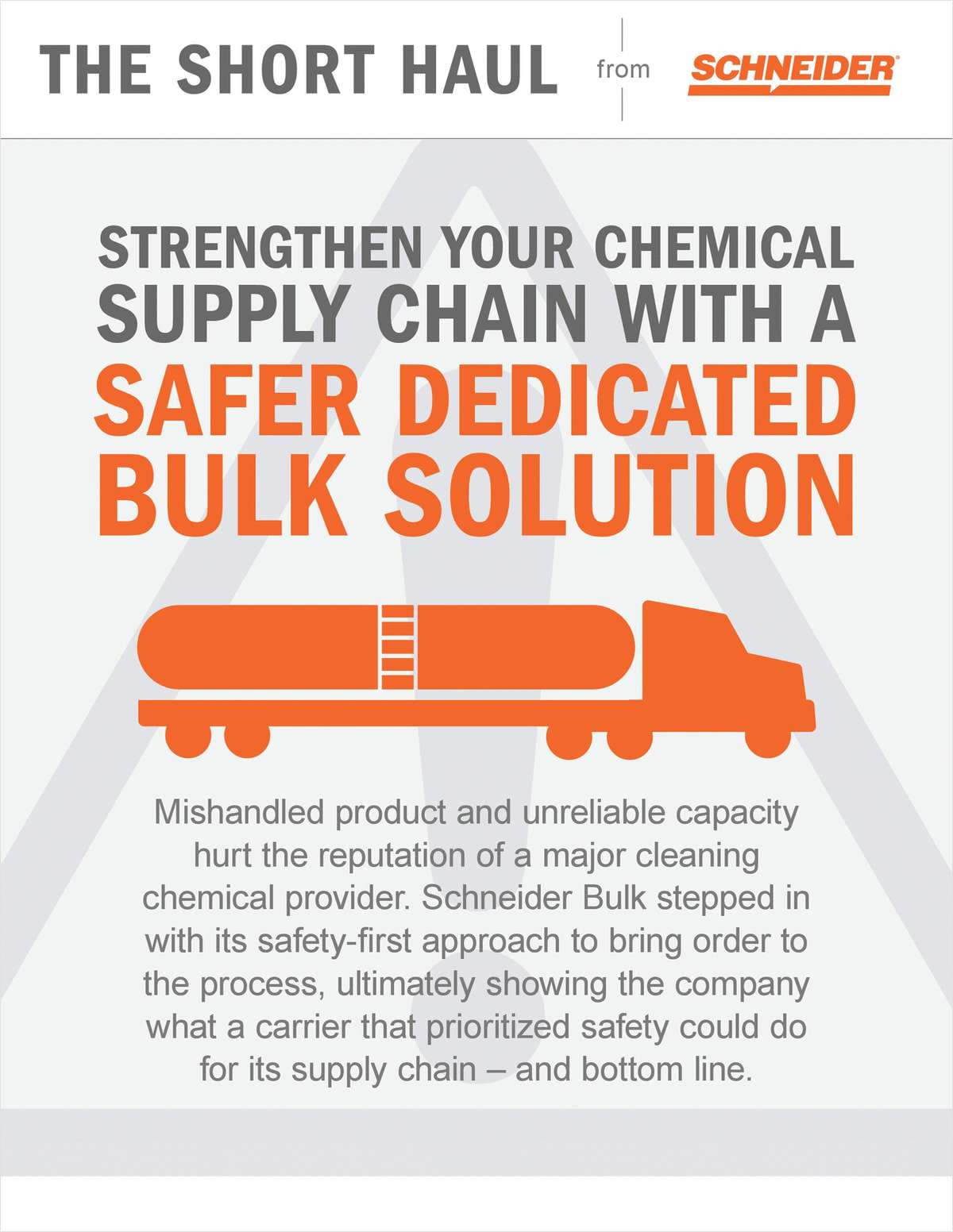 Strengthen Your Chemical Supply Chain With A Safer Dedicated Bulk Solution